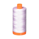 Aurifil Mako-Stickgarn aus Baumwolle, 50 W, 1300 m, buntes französisches Flieder